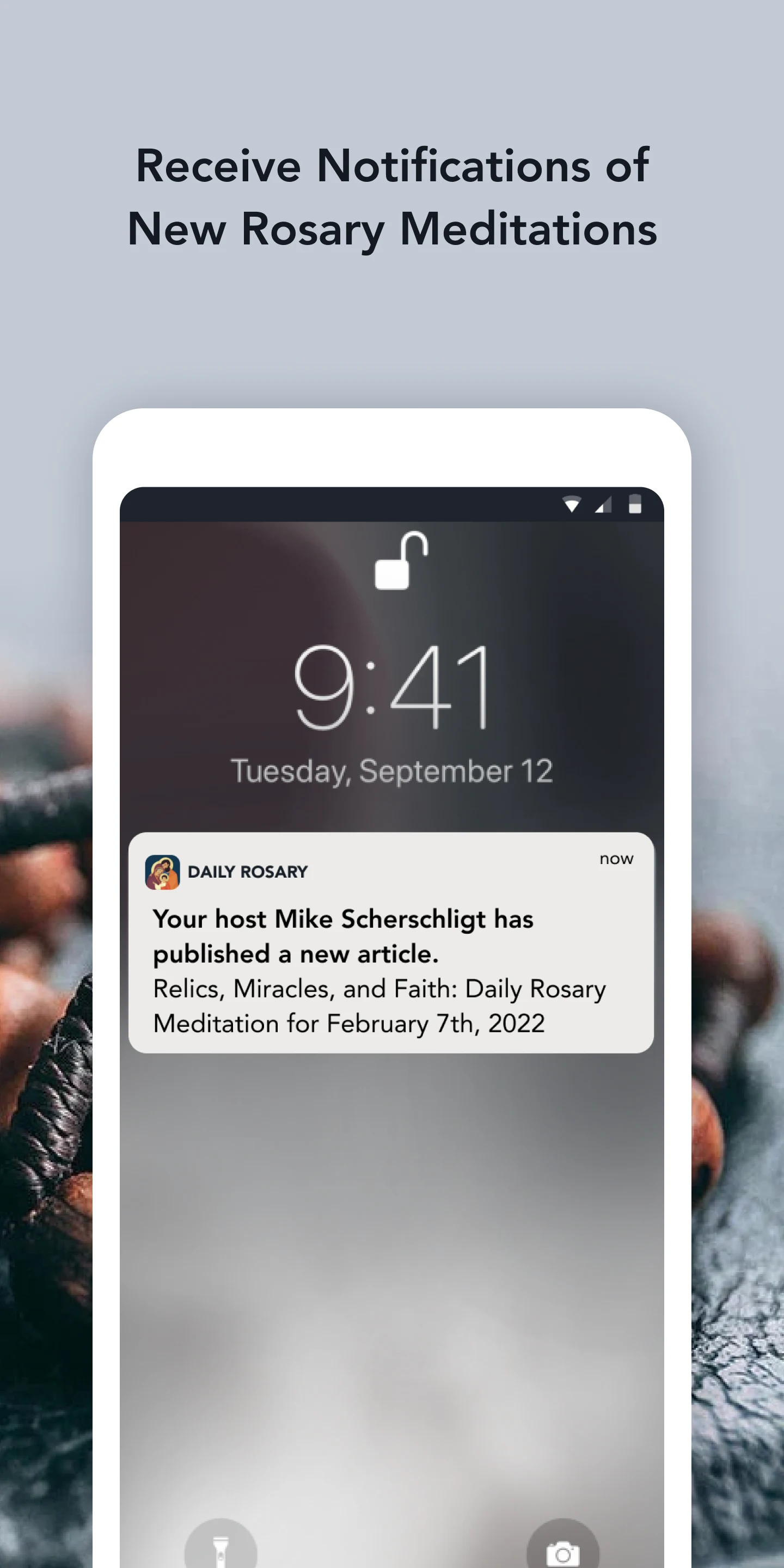Daily Rosary Meditations screenshot